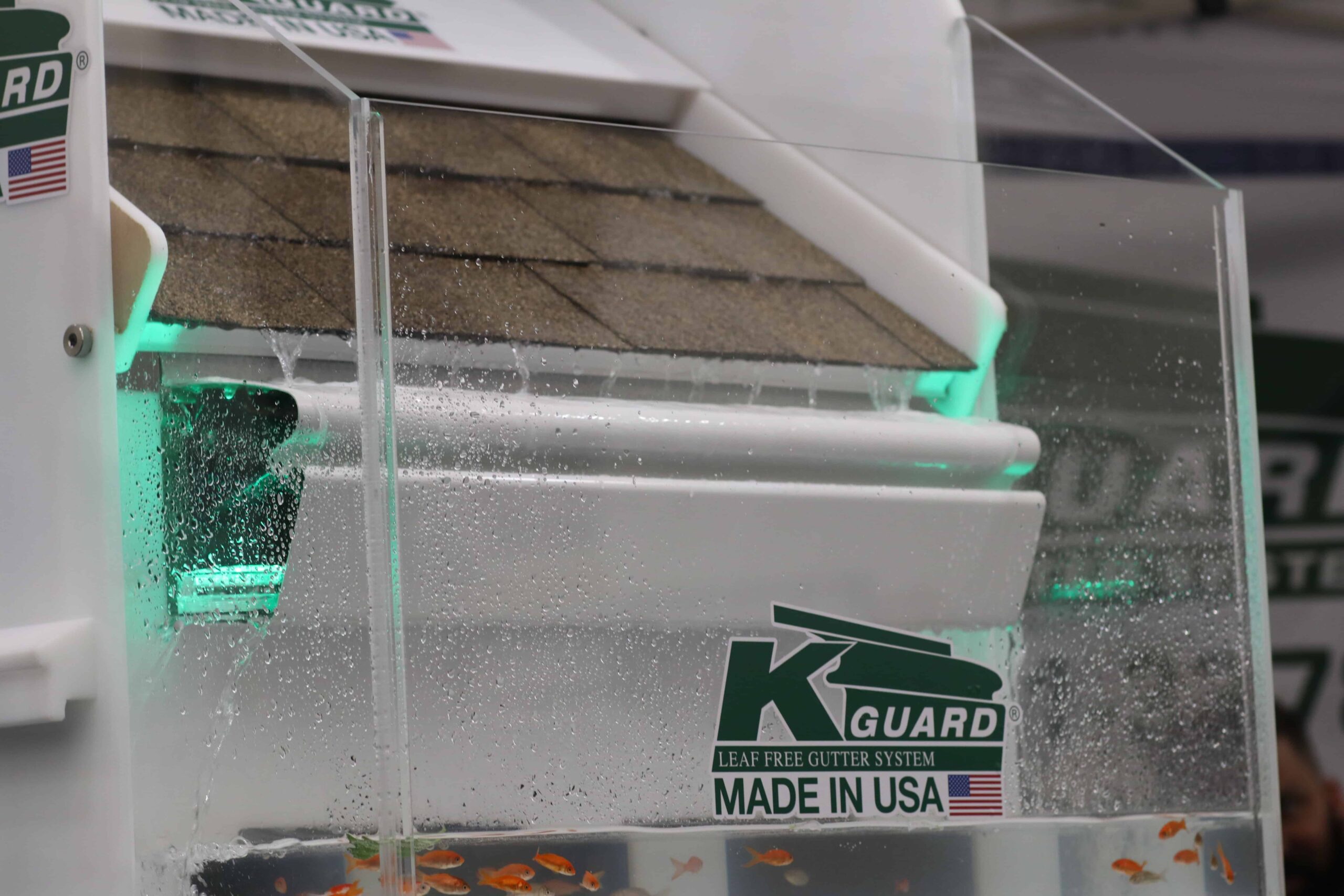 K-Guard gutter protection installed on a West Michigan home