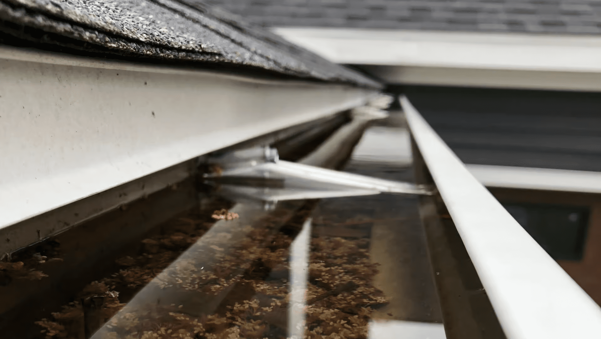 Home gutter system helping prevent water problems